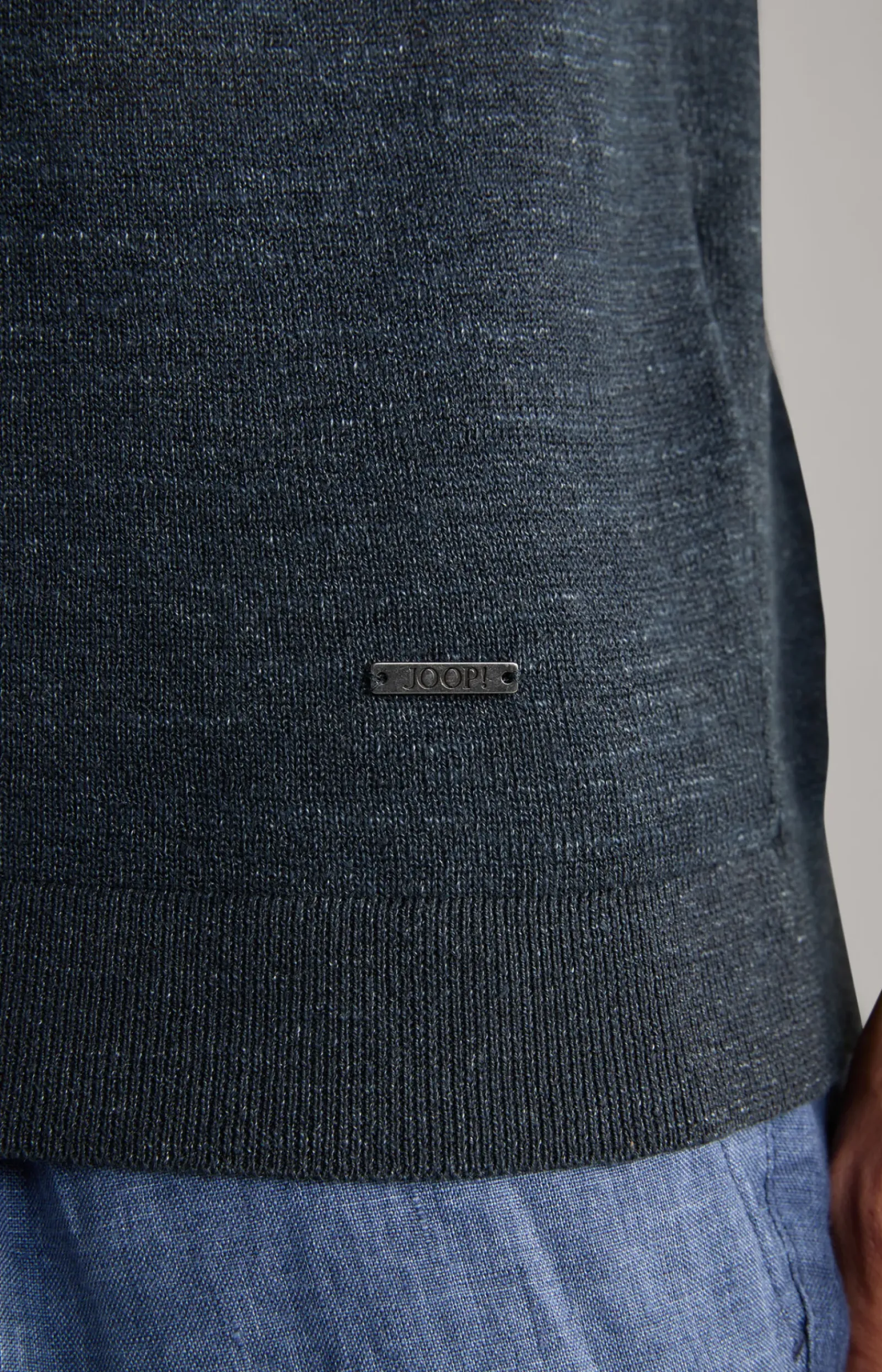 JOOP! Poloshirts|Bekleidung>Leinenmix-Poloshirt Malioso in Navy