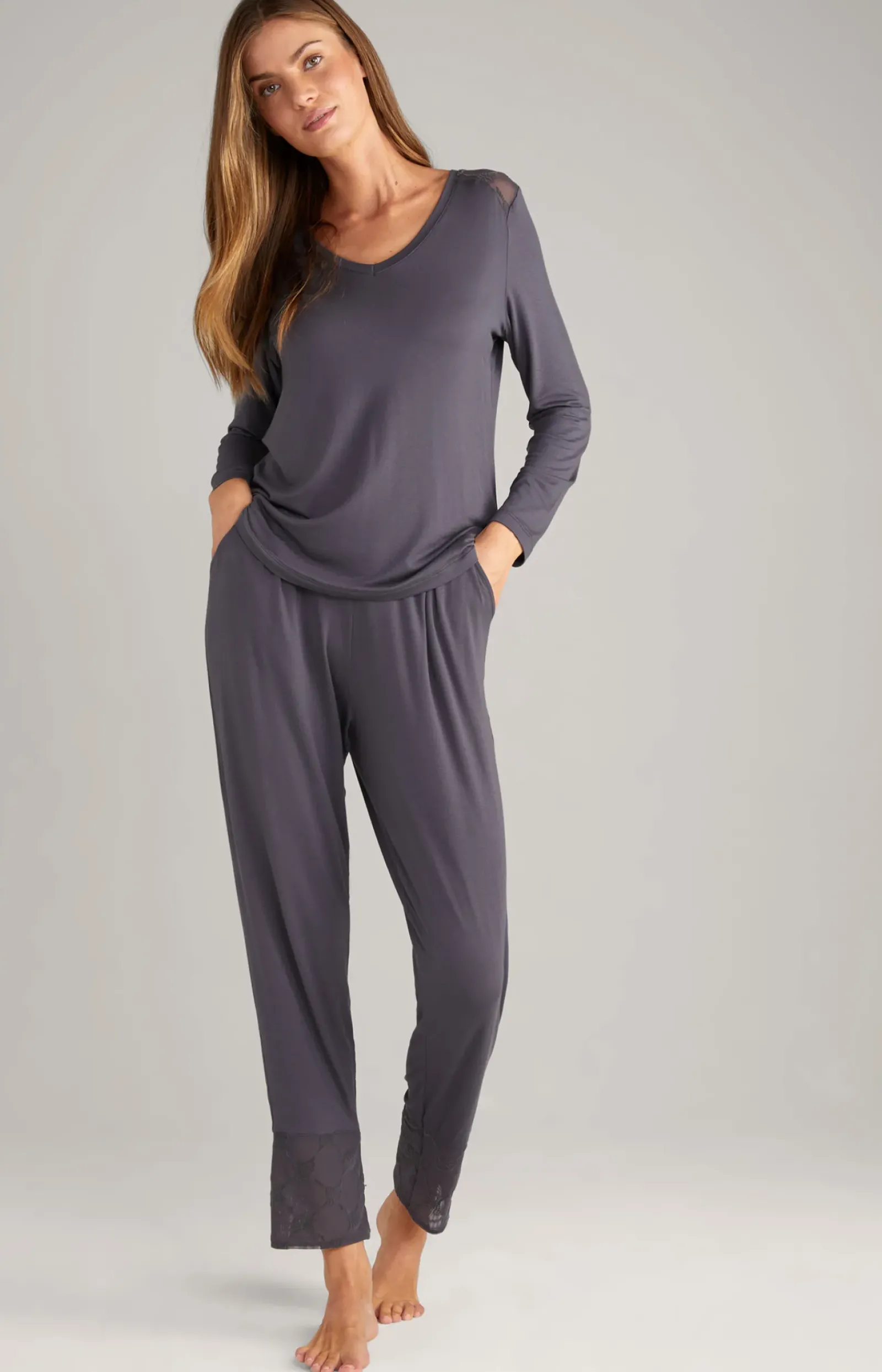 JOOP! Loungewear & Nachtwäsche|Bekleidung>Lounge-Longsleeve in