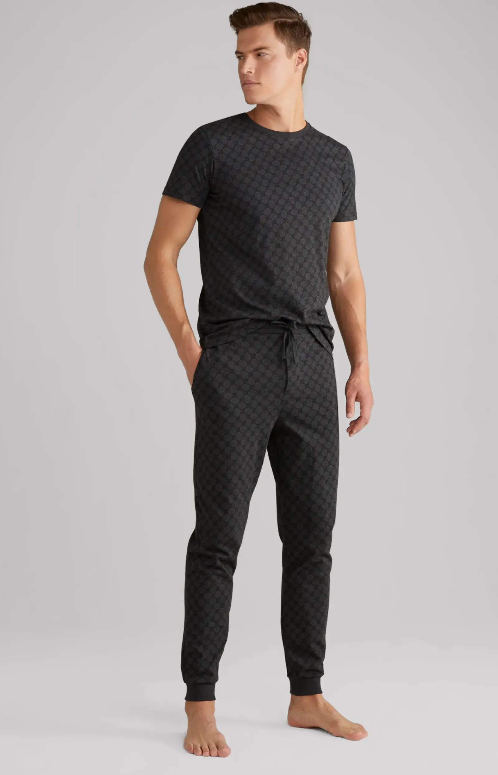 JOOP! Unterwäsche&Loungewear|T-Shirts&Sweats>Loungewear Joggpants in meliert