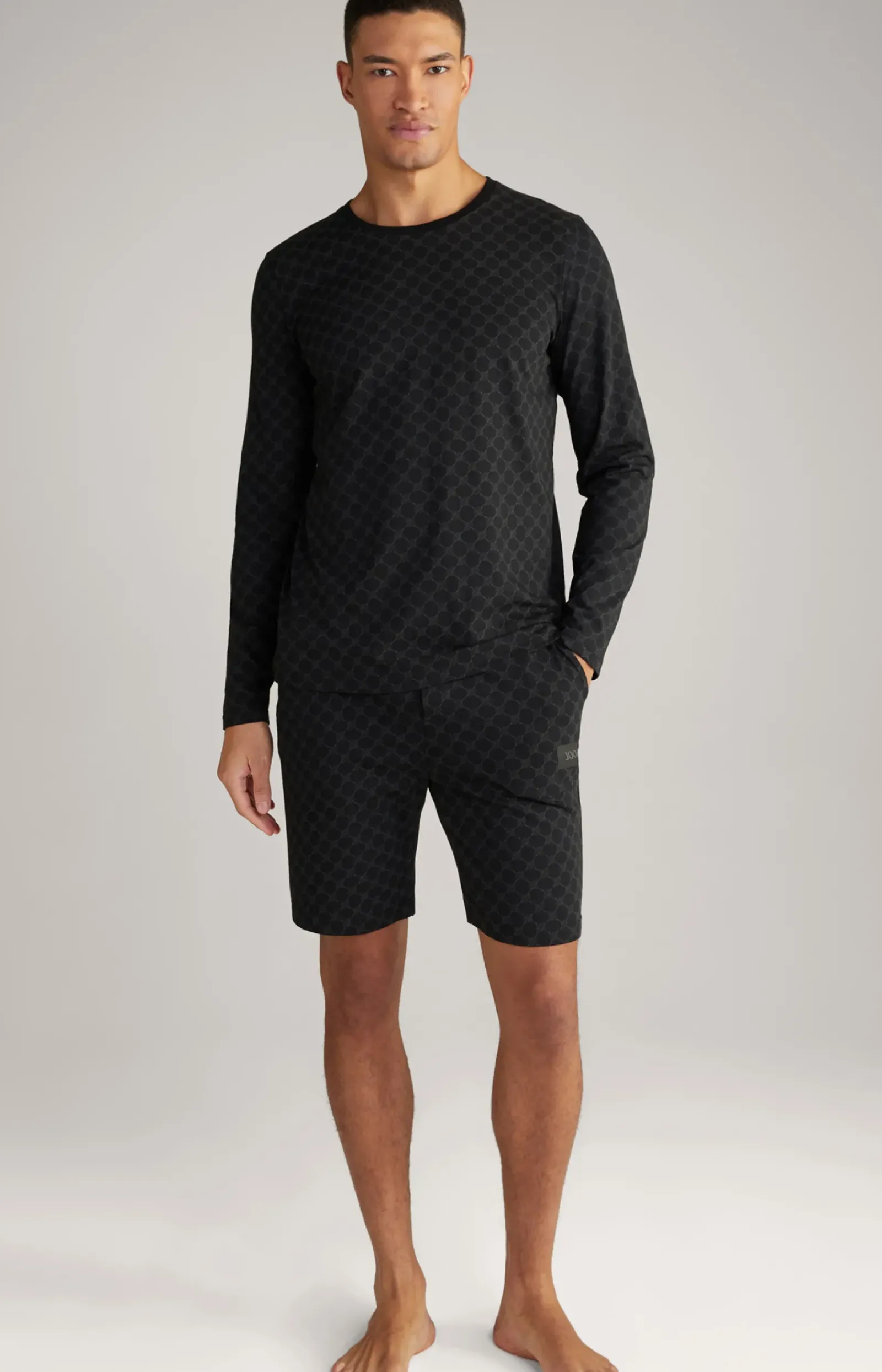 JOOP! Unterwäsche&Loungewear>Loungewear Longsleeve in gemustert