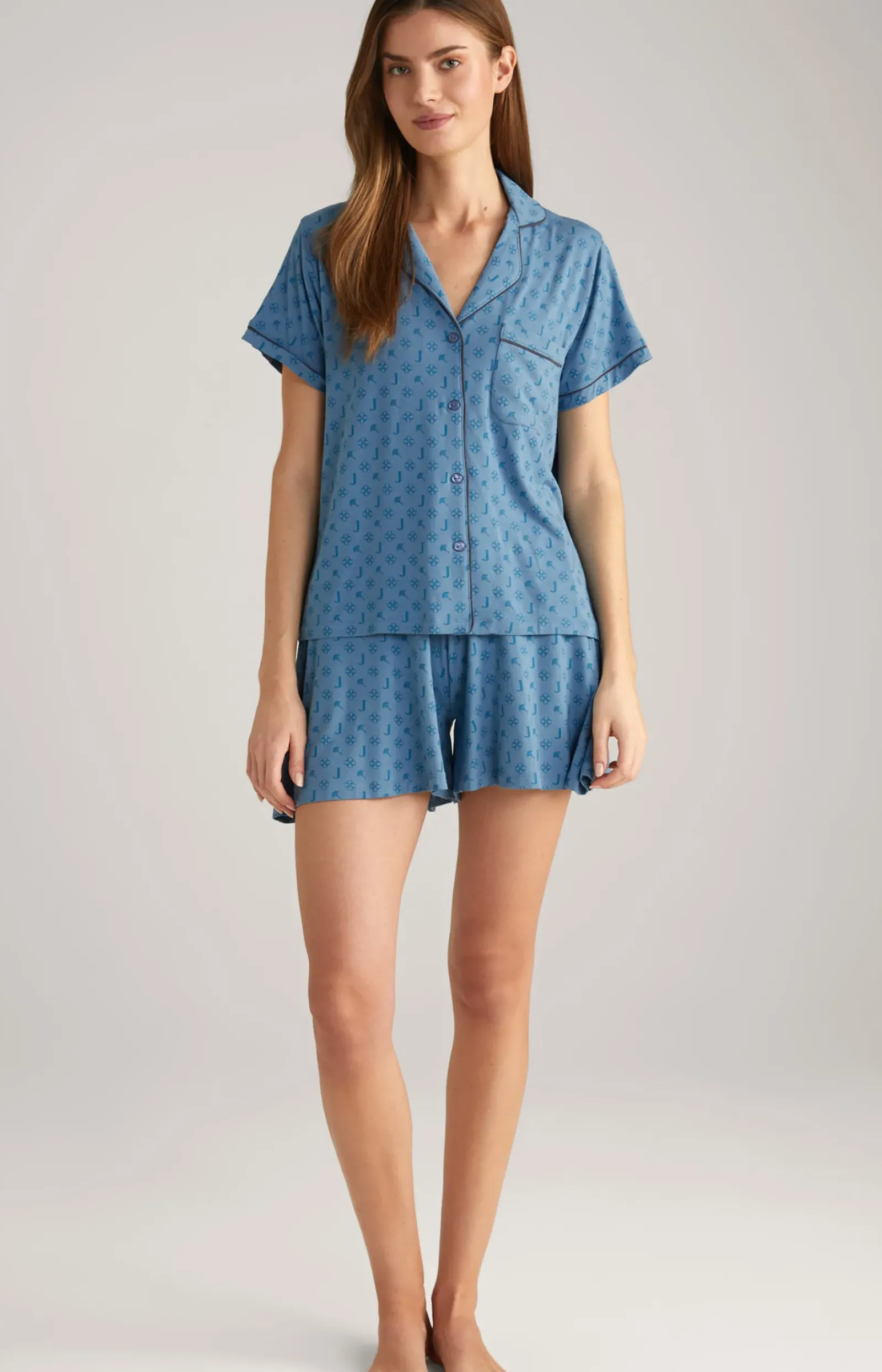 JOOP! Loungewear & Nachtwäsche|Bekleidung>Loungewear Shirt in Ocean Blue