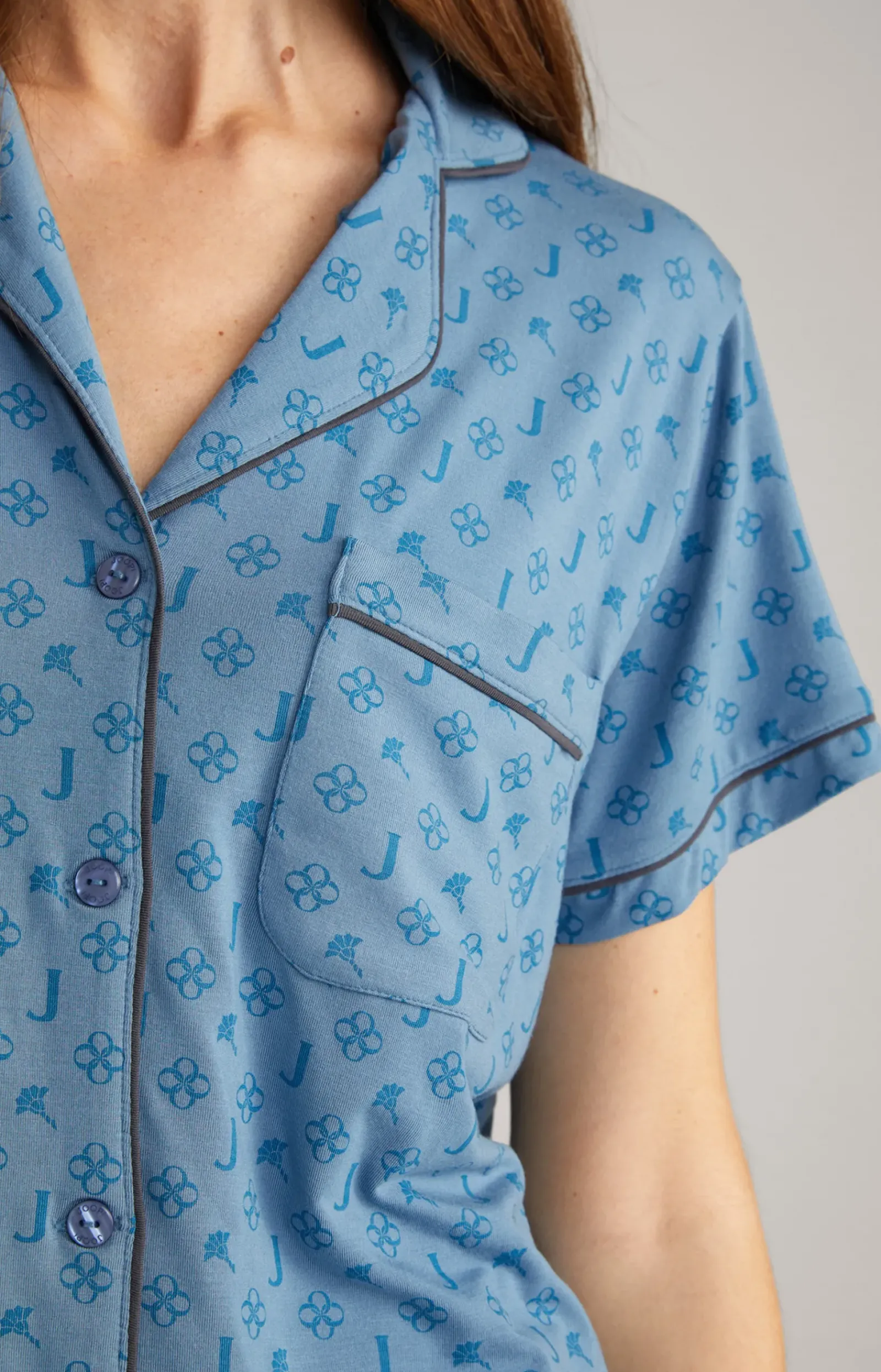 JOOP! Loungewear & Nachtwäsche|Bekleidung>Loungewear Shirt in Ocean Blue