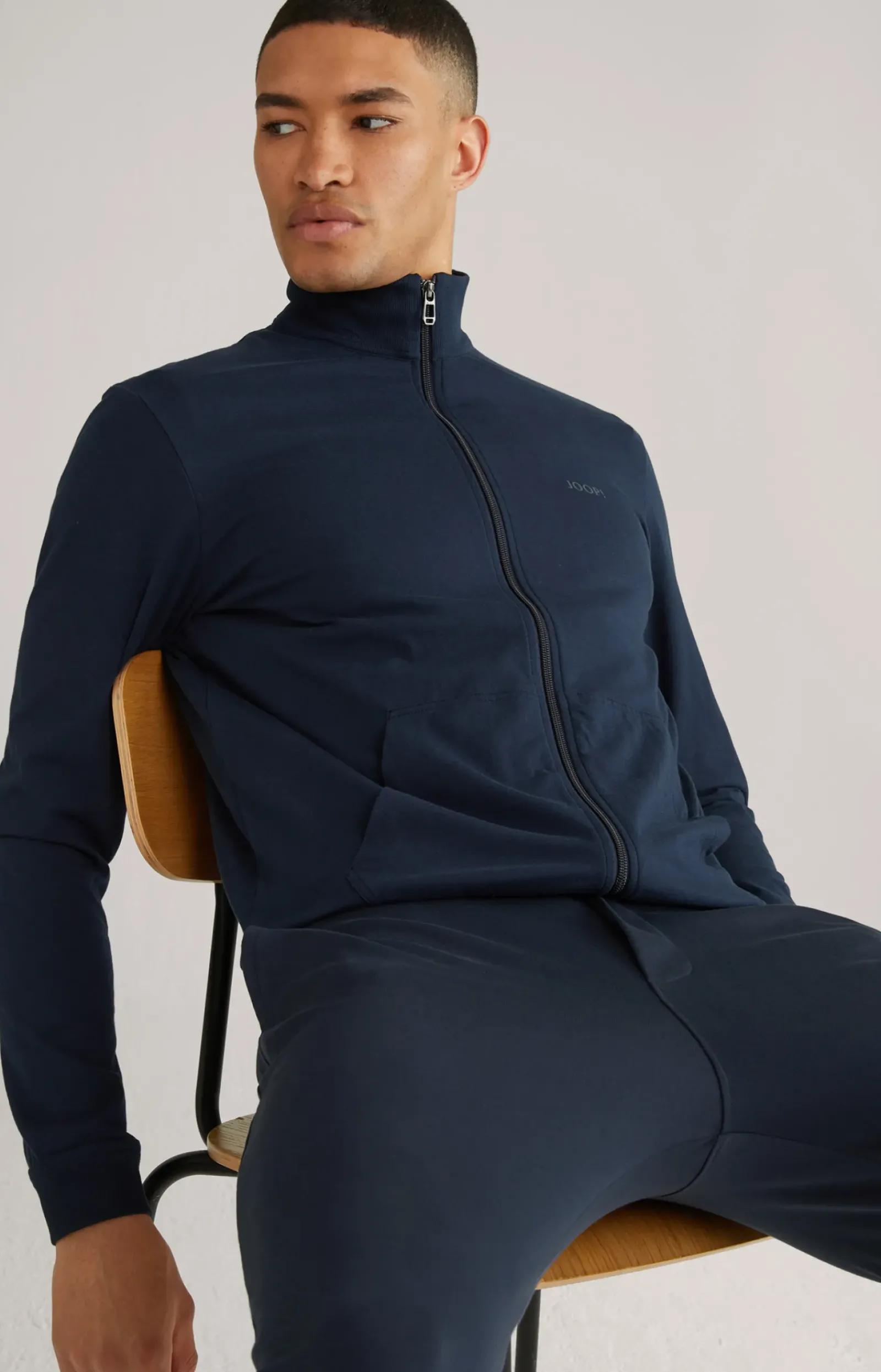 JOOP! Unterwäsche&Loungewear|T-Shirts&Sweats>Loungewear Sweatjacke in Dunkelblau