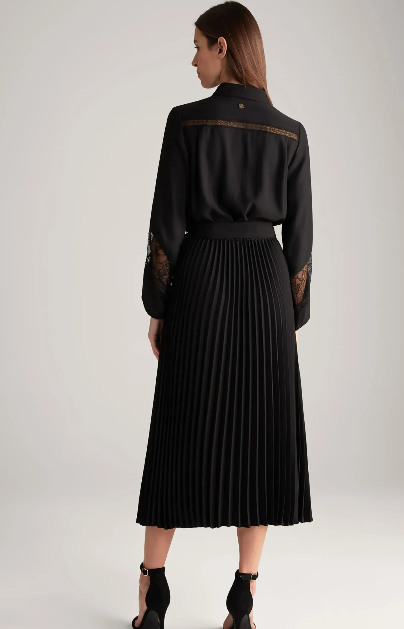 JOOP! Kleider & Röcke|Bekleidung>Maxi Crêpe-Kleid in