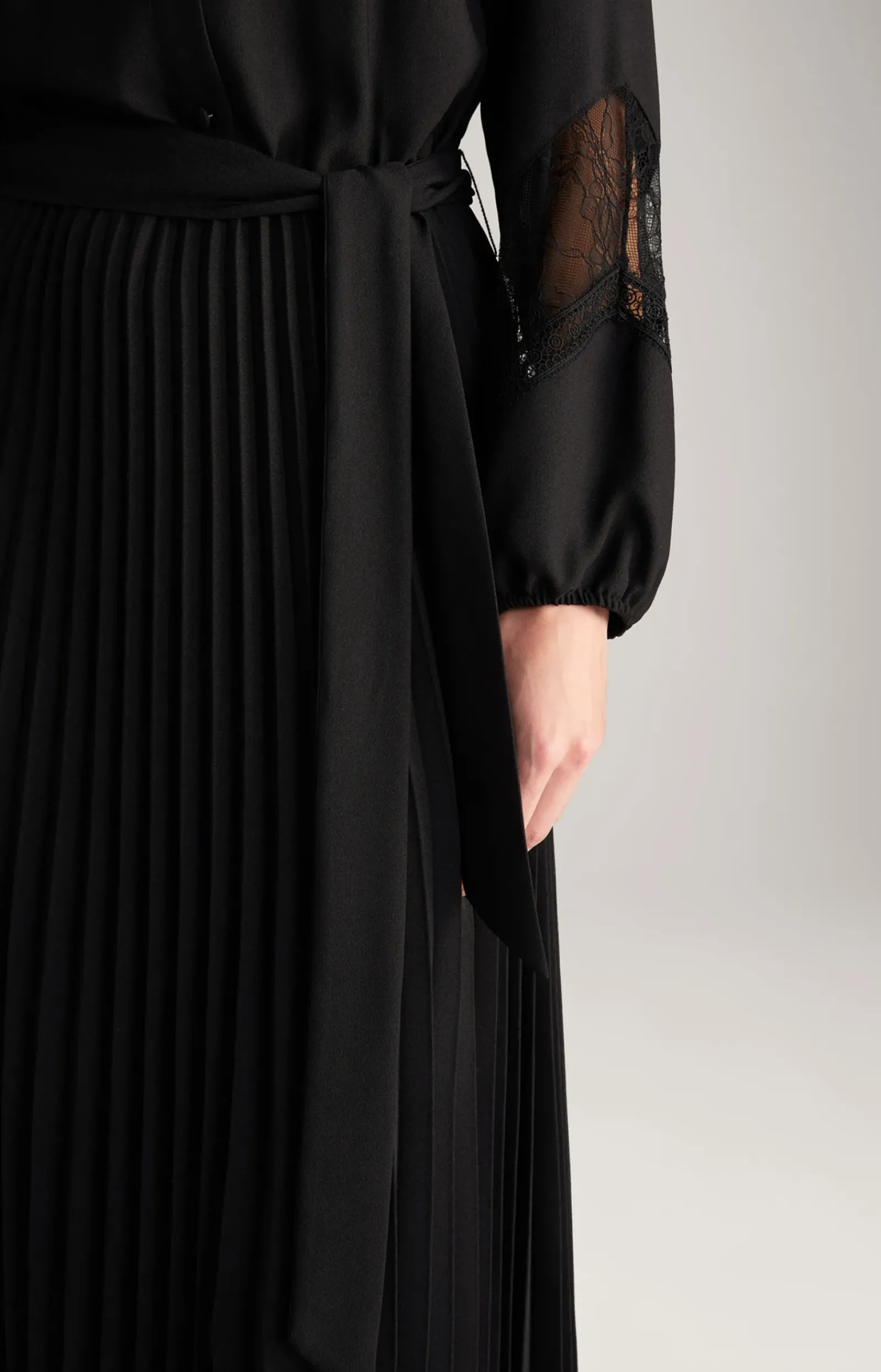 JOOP! Kleider & Röcke|Bekleidung>Maxi Crêpe-Kleid in