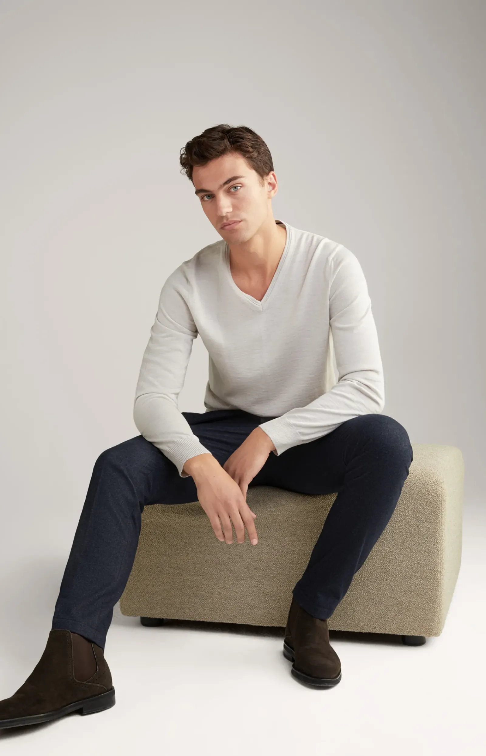 JOOP! Strick>Merinowoll-Pullover Damien in