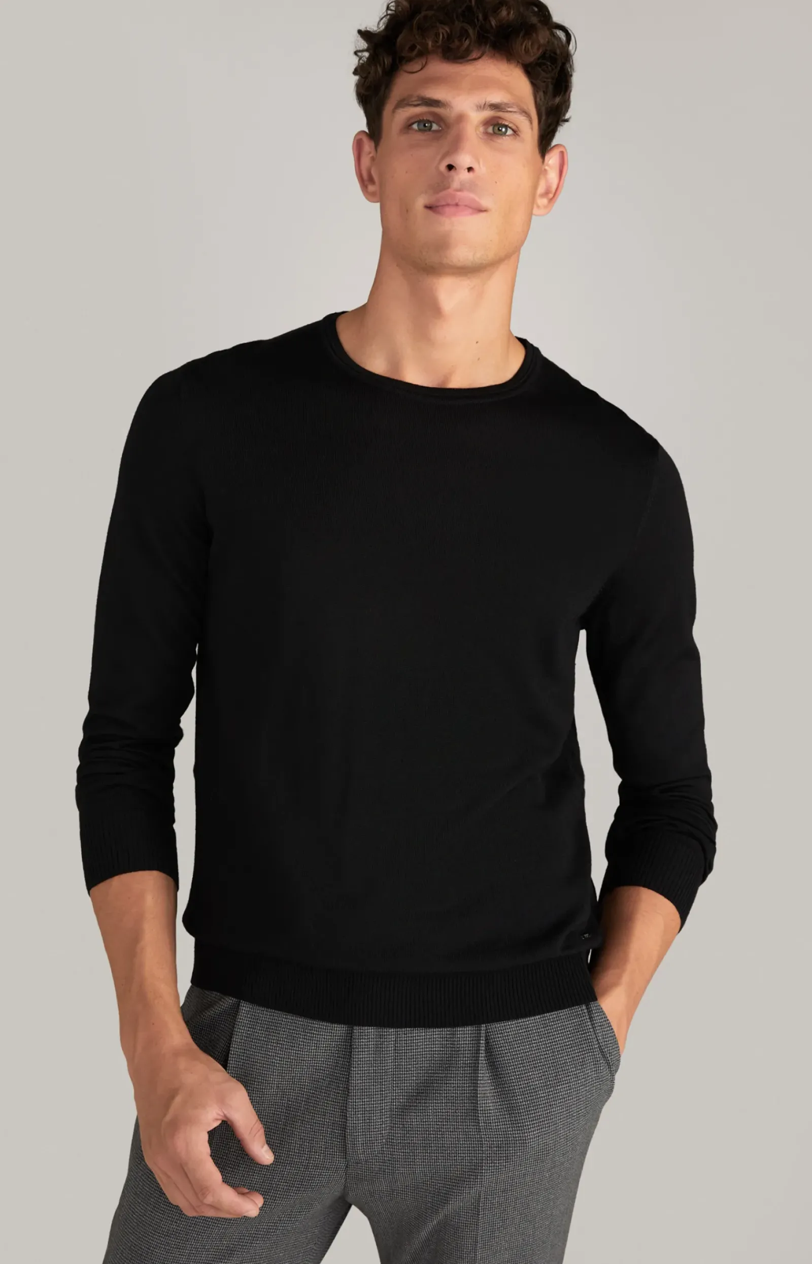 JOOP! Strick>Merinowoll-Pullover Denny in
