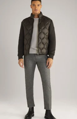 JOOP! Strick>Merinowoll-Pullover Denny in Beige