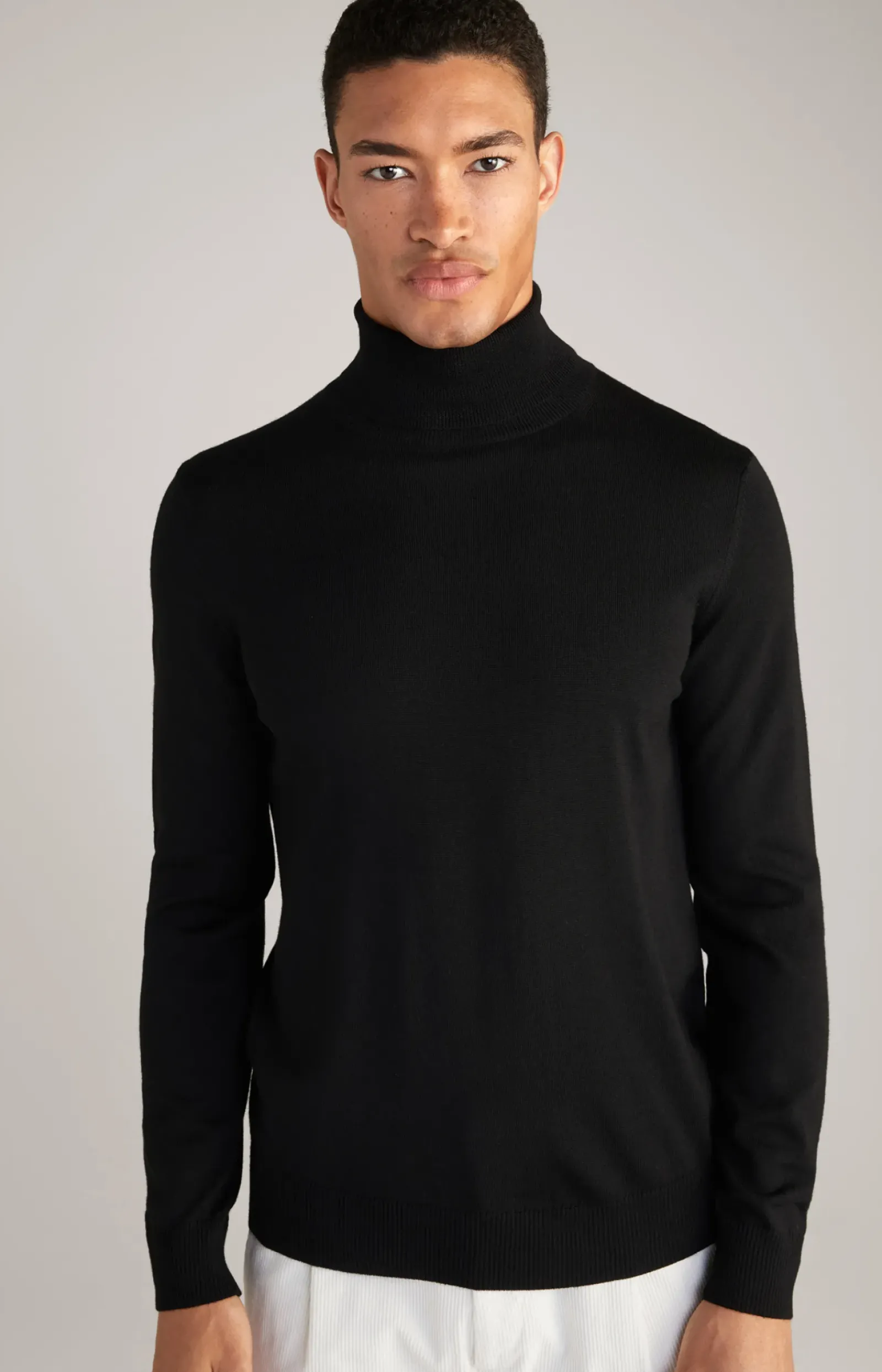 JOOP! Strick>Merinowoll-Rollkragenpullover Donte in