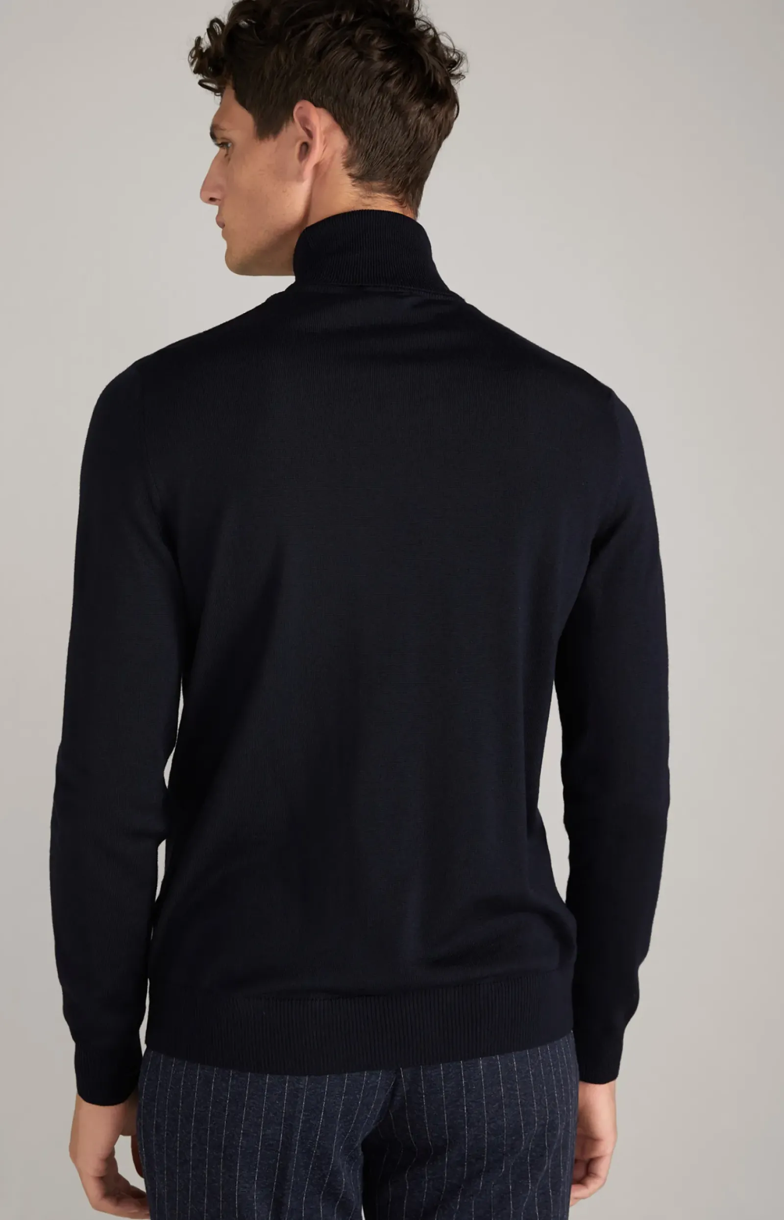 JOOP! Strick>Merinowoll-Rollkragenpullover Donte in