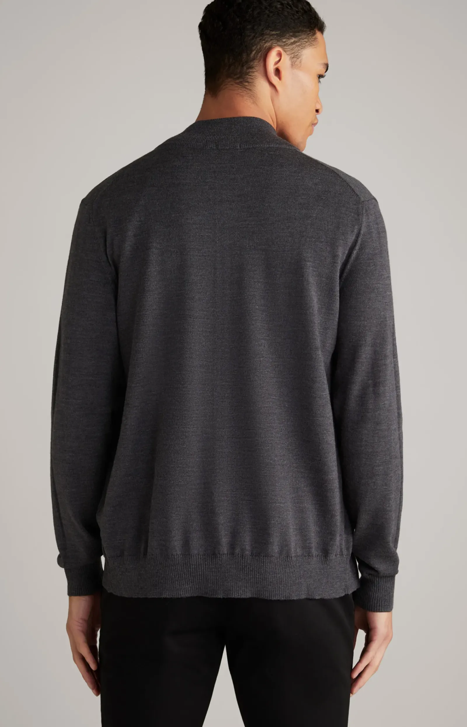 JOOP! Strick>Merinowoll-Strickjacke Davis in