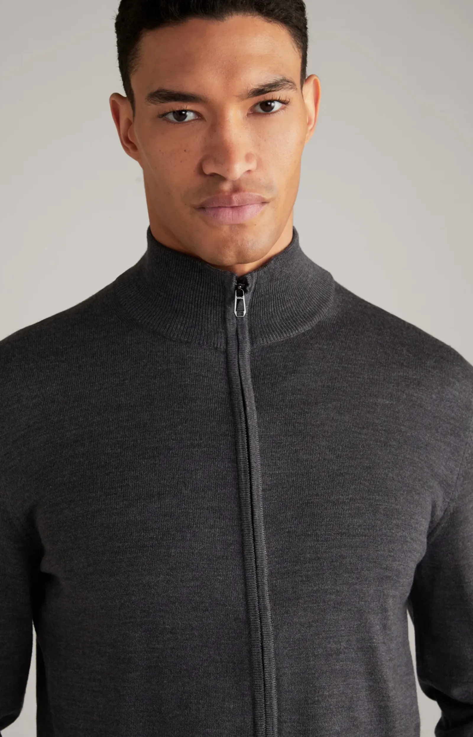 JOOP! Strick>Merinowoll-Strickjacke Davis in