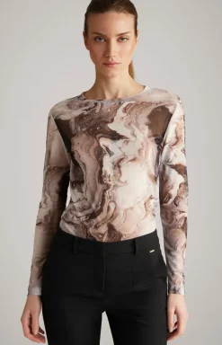 JOOP! Shirts & Sweats|Blusen>Mesh-Langarm-Shirt in