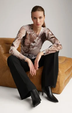 JOOP! Shirts & Sweats|Blusen>Mesh-Langarm-Shirt in