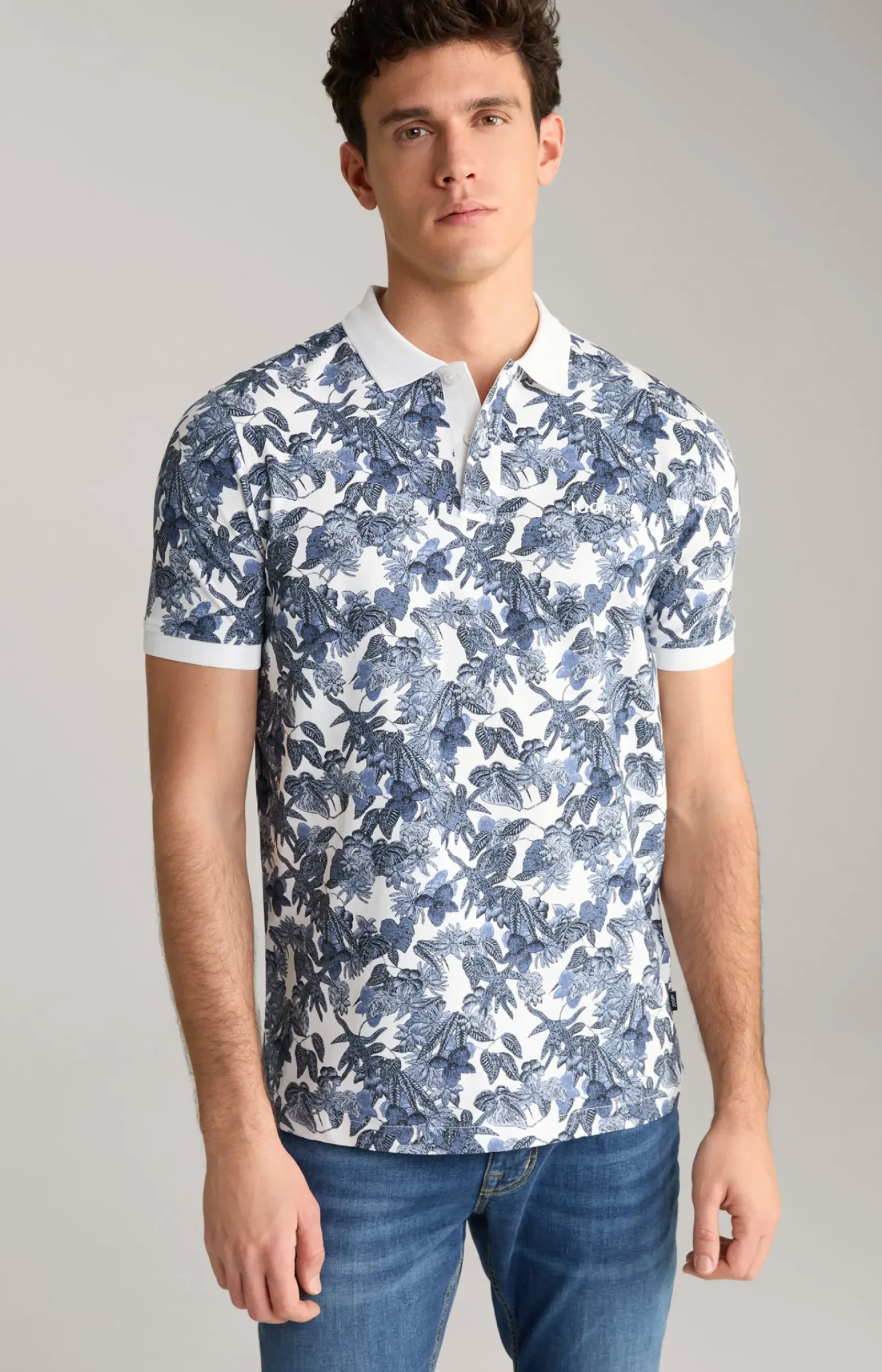 JOOP! Poloshirts|Bekleidung>Poloshirt Perez in gemustert