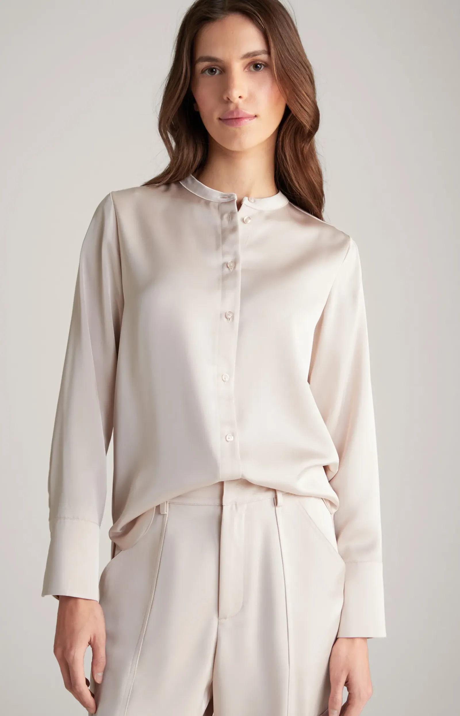 JOOP! Blusen|Bekleidung>Satin-Bluse in