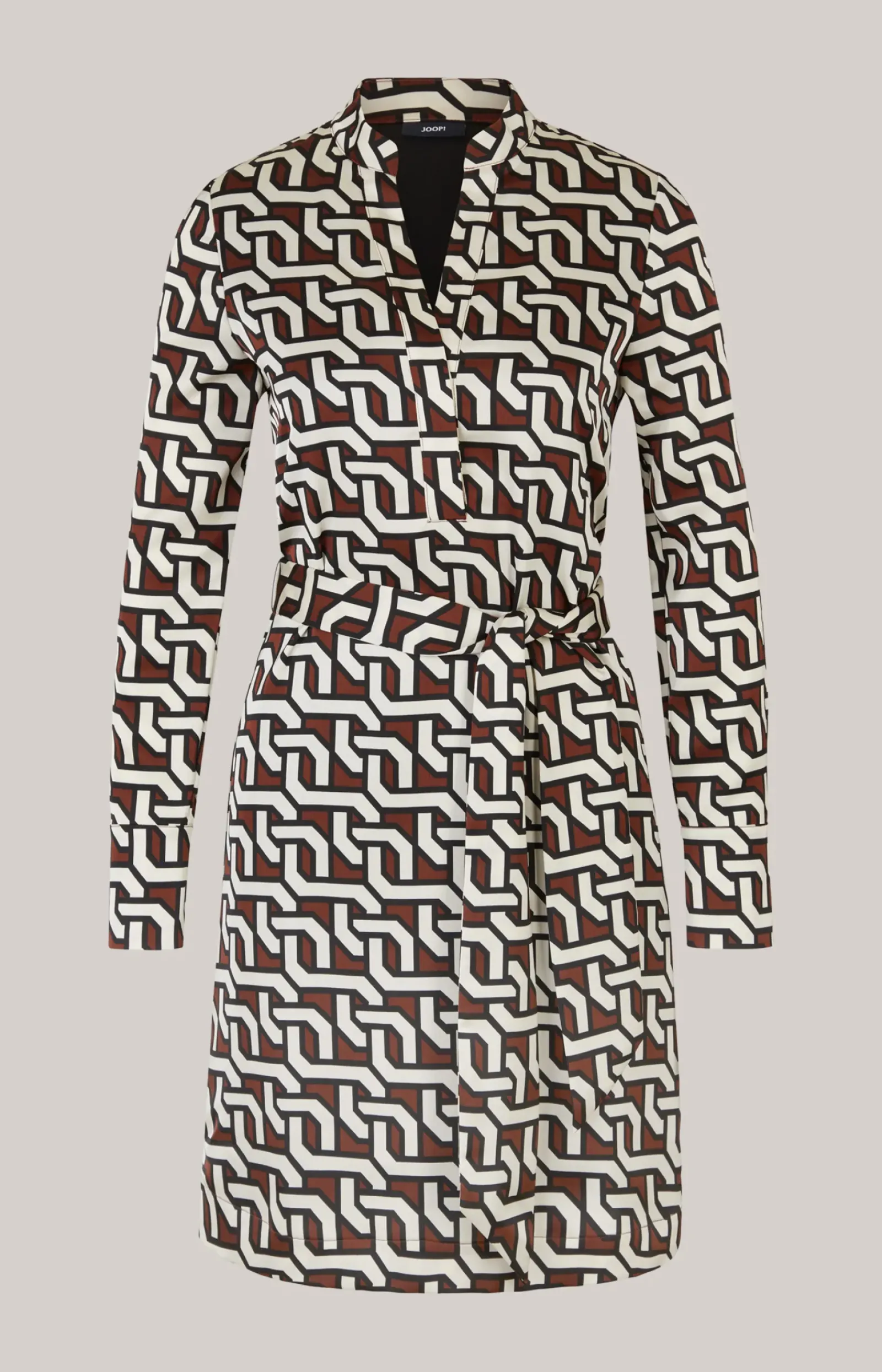 JOOP! Kleider & Röcke|Bekleidung>Satin-Kleid in gemustert