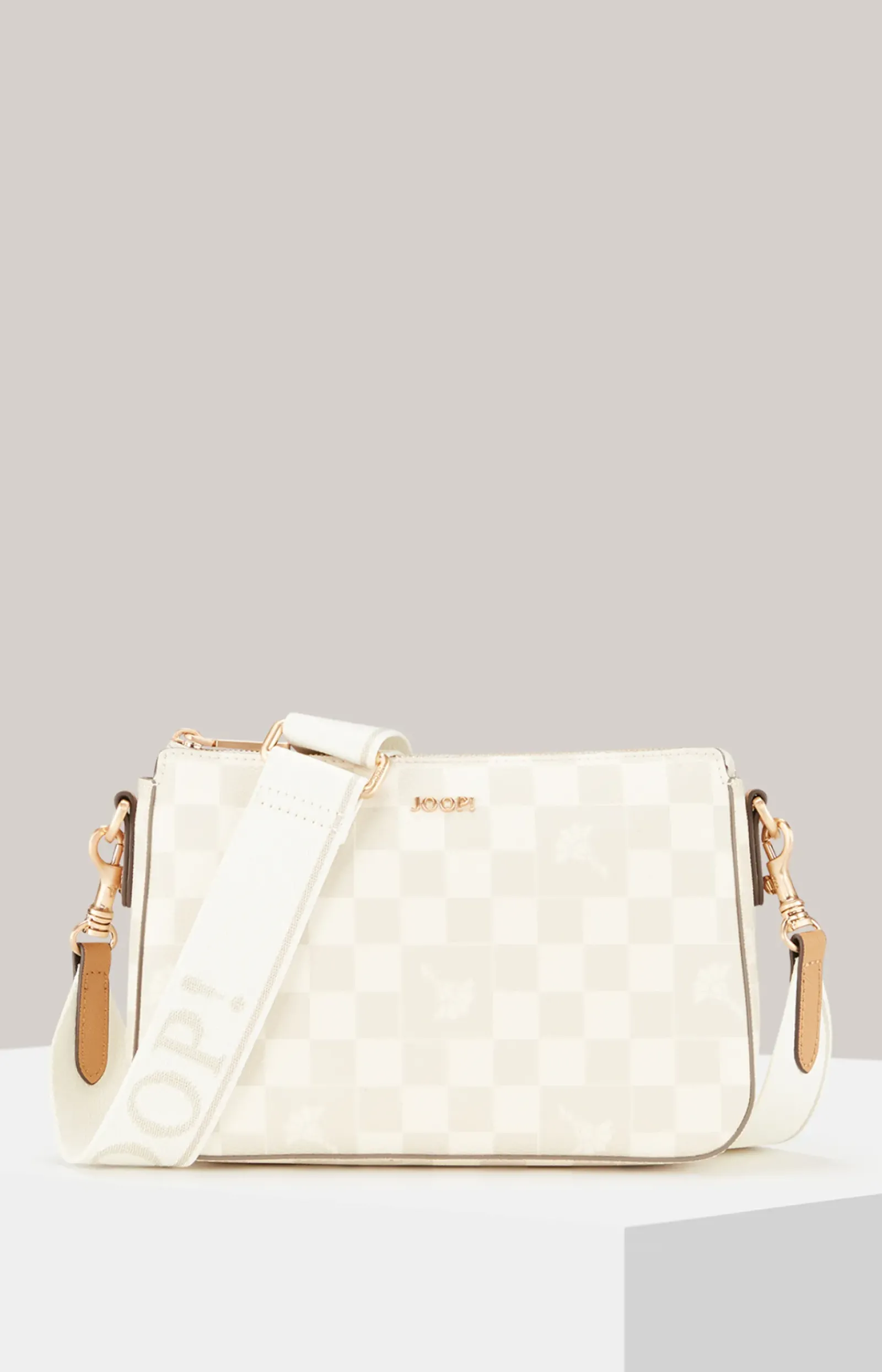 JOOP! Taschen>Schultertasche Piazza Diletta Jasmina in Greige