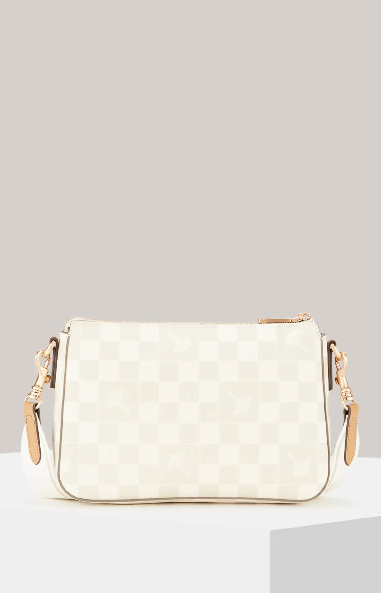 JOOP! Taschen>Schultertasche Piazza Diletta Jasmina in Greige
