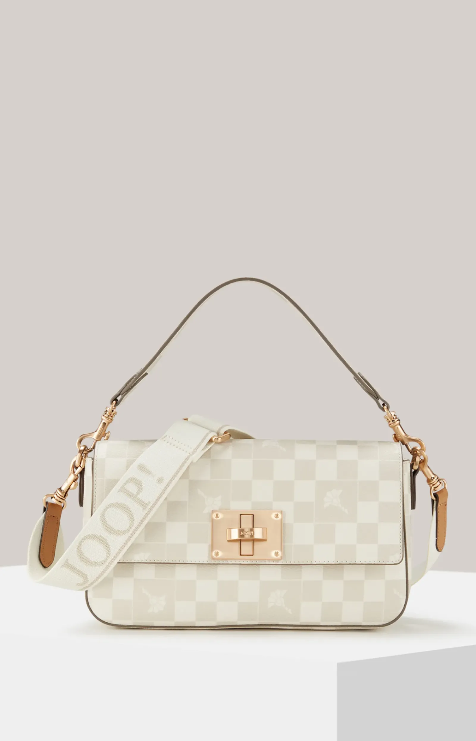 JOOP! Taschen>Schultertasche Piazza Diletta Nil in Greige