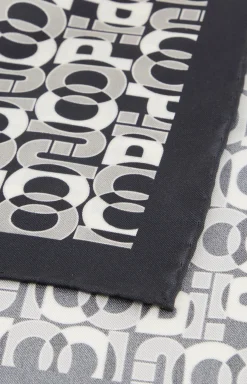 JOOP! Krawatten & Fliegen>Seiden-Einstecktuch in Dunkelblau/Offwhite