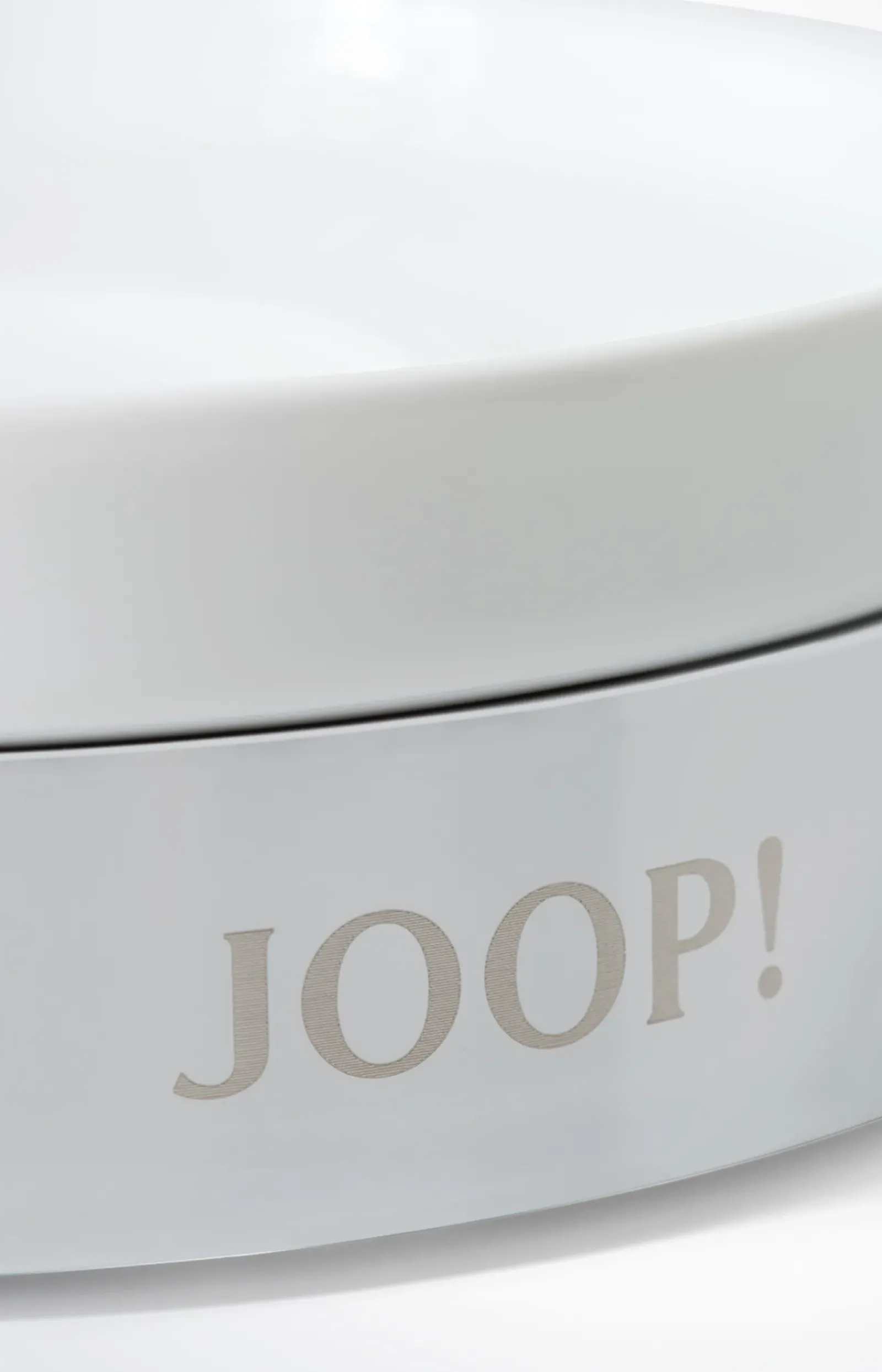 JOOP! Bad-Accessoires>Seifenschale Chromeline, Silber/Weiß