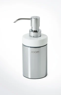 JOOP! Bad-Accessoires>Seifenspender Chromeline, Silber/Weiß