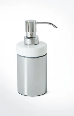 JOOP! Bad-Accessoires>Seifenspender Chromeline, Silber/Weiß