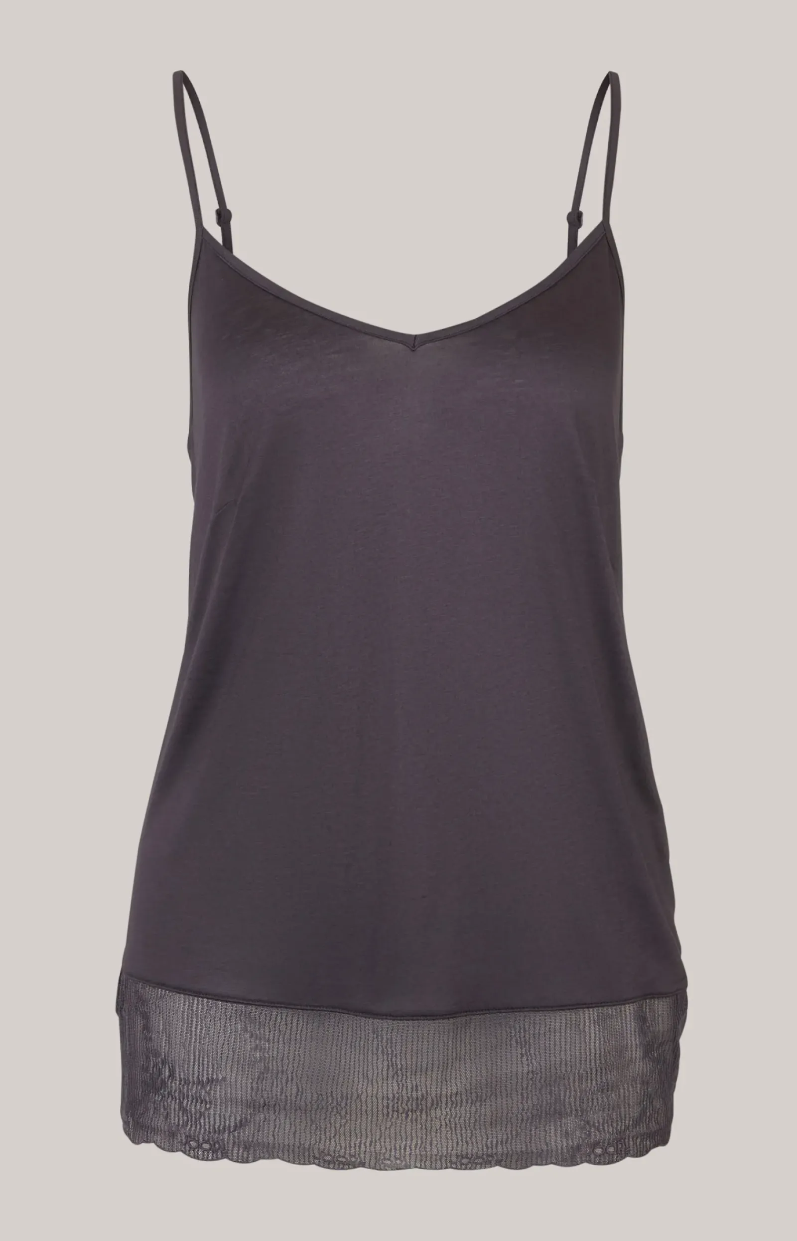 JOOP! Loungewear & Nachtwäsche|Bekleidung>Spaghetti-Top mit Spitze in