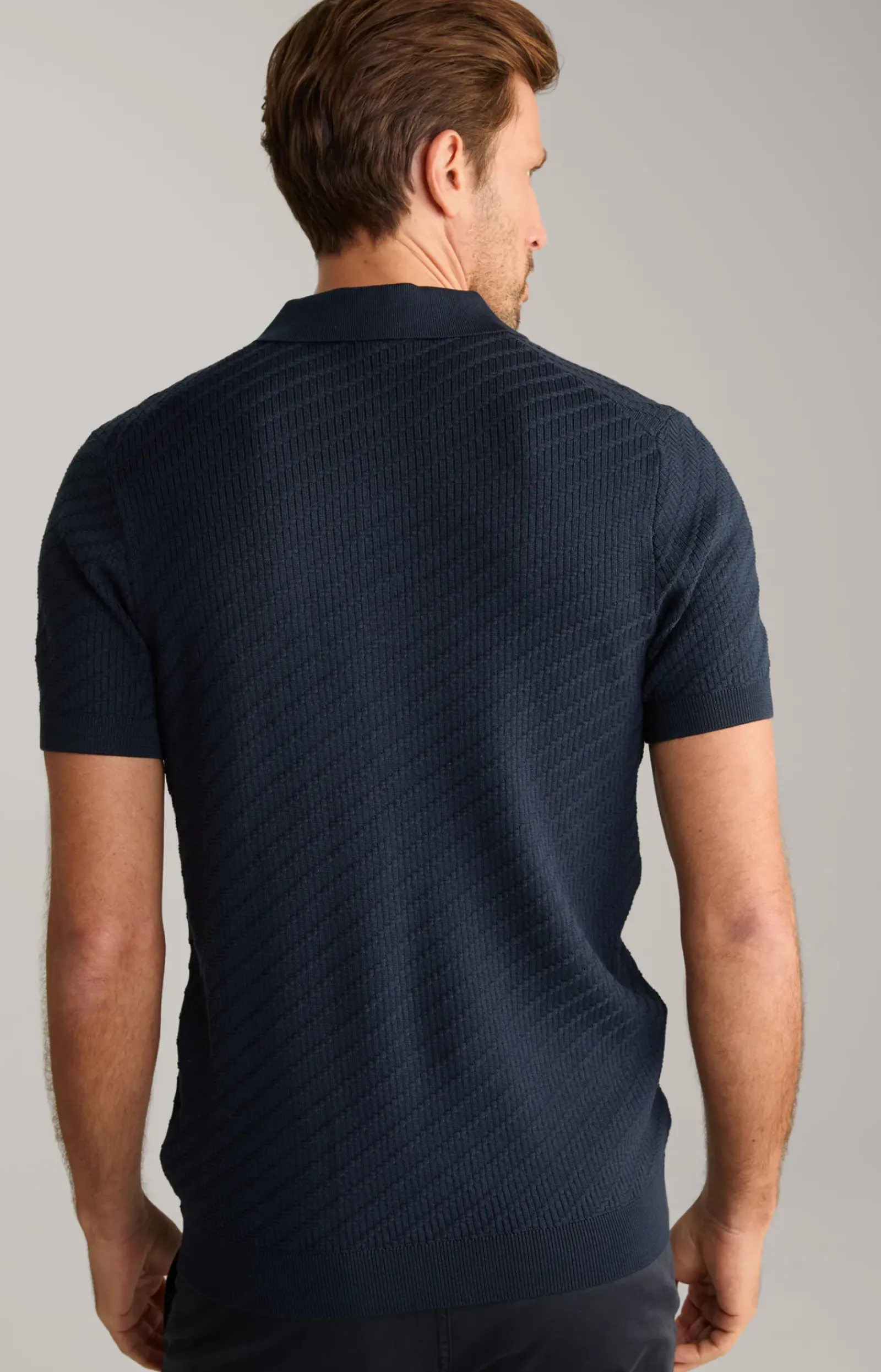 JOOP! Poloshirts|Bekleidung>Strick-Poloshirt Maurice in Navy