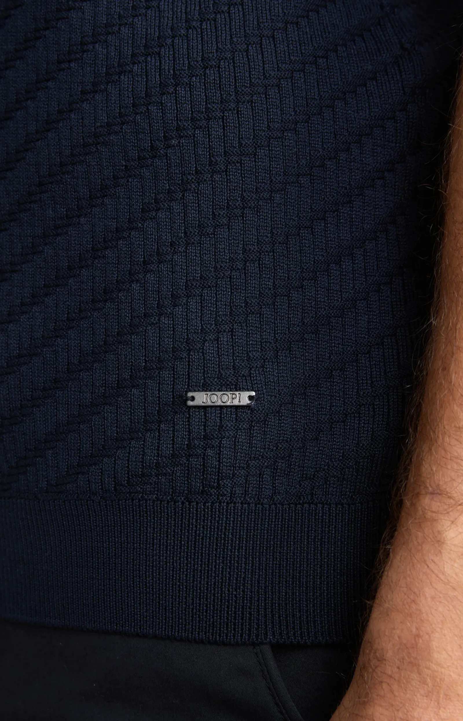 JOOP! Poloshirts|Bekleidung>Strick-Poloshirt Maurice in Navy