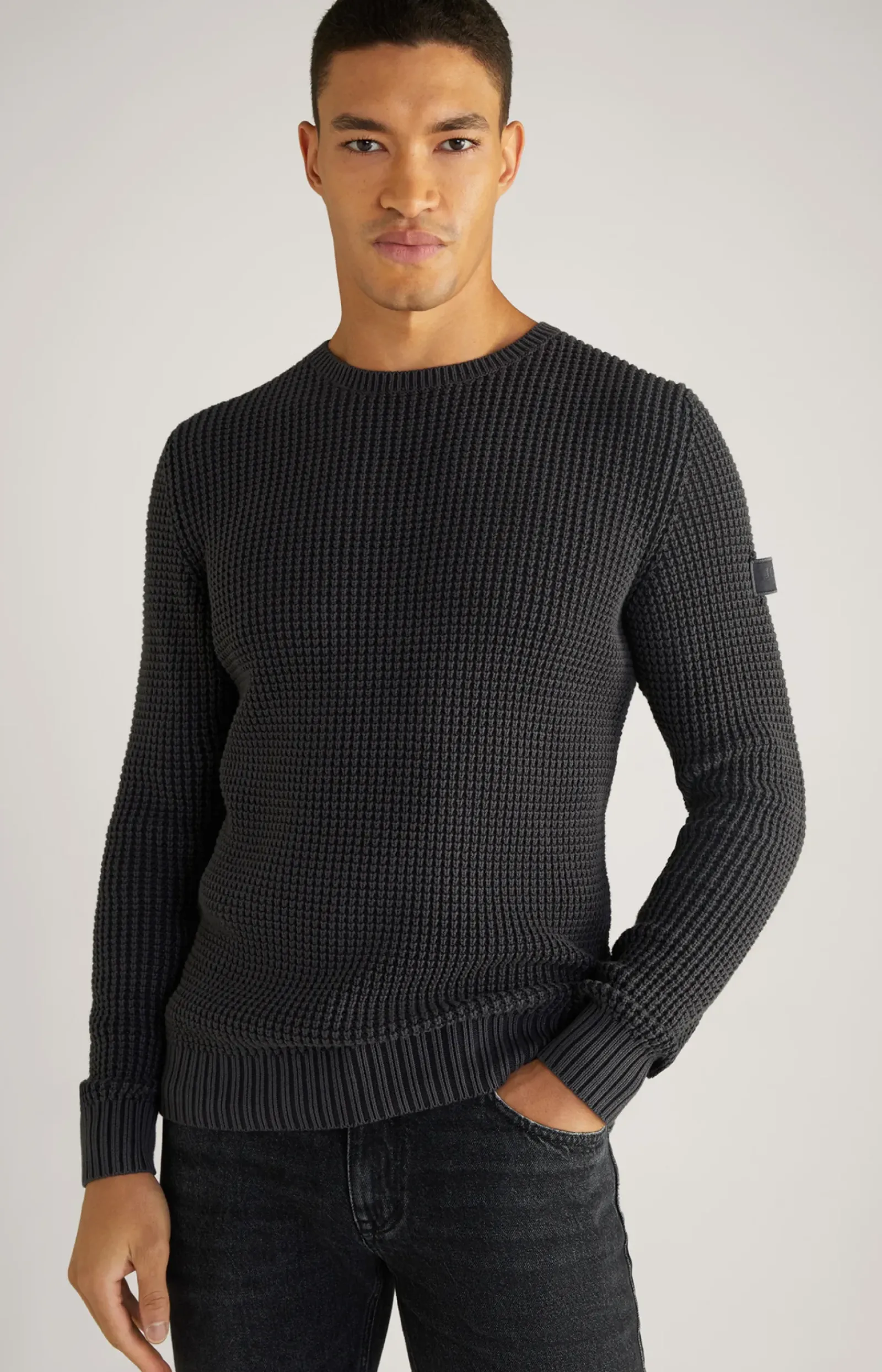 JOOP! Strick>Strickpullover Hadriano in Blau