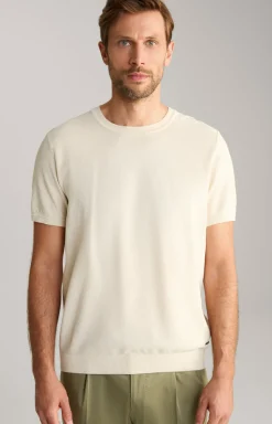 JOOP! T-Shirts&Sweats|Bekleidung>Strick-Shirt Valdrio in Natural
