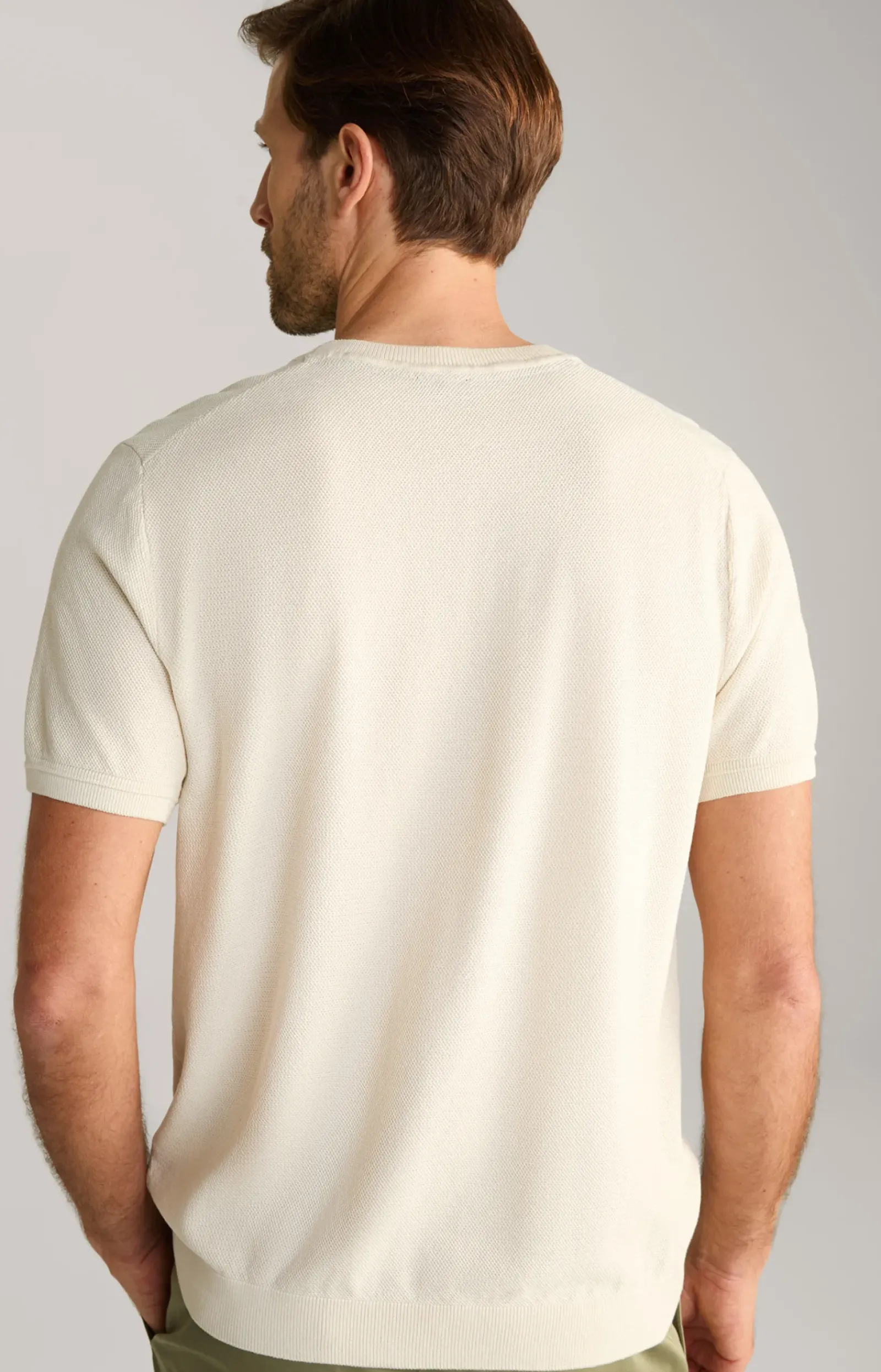 JOOP! T-Shirts&Sweats|Bekleidung>Strick-Shirt Valdrio in Natural