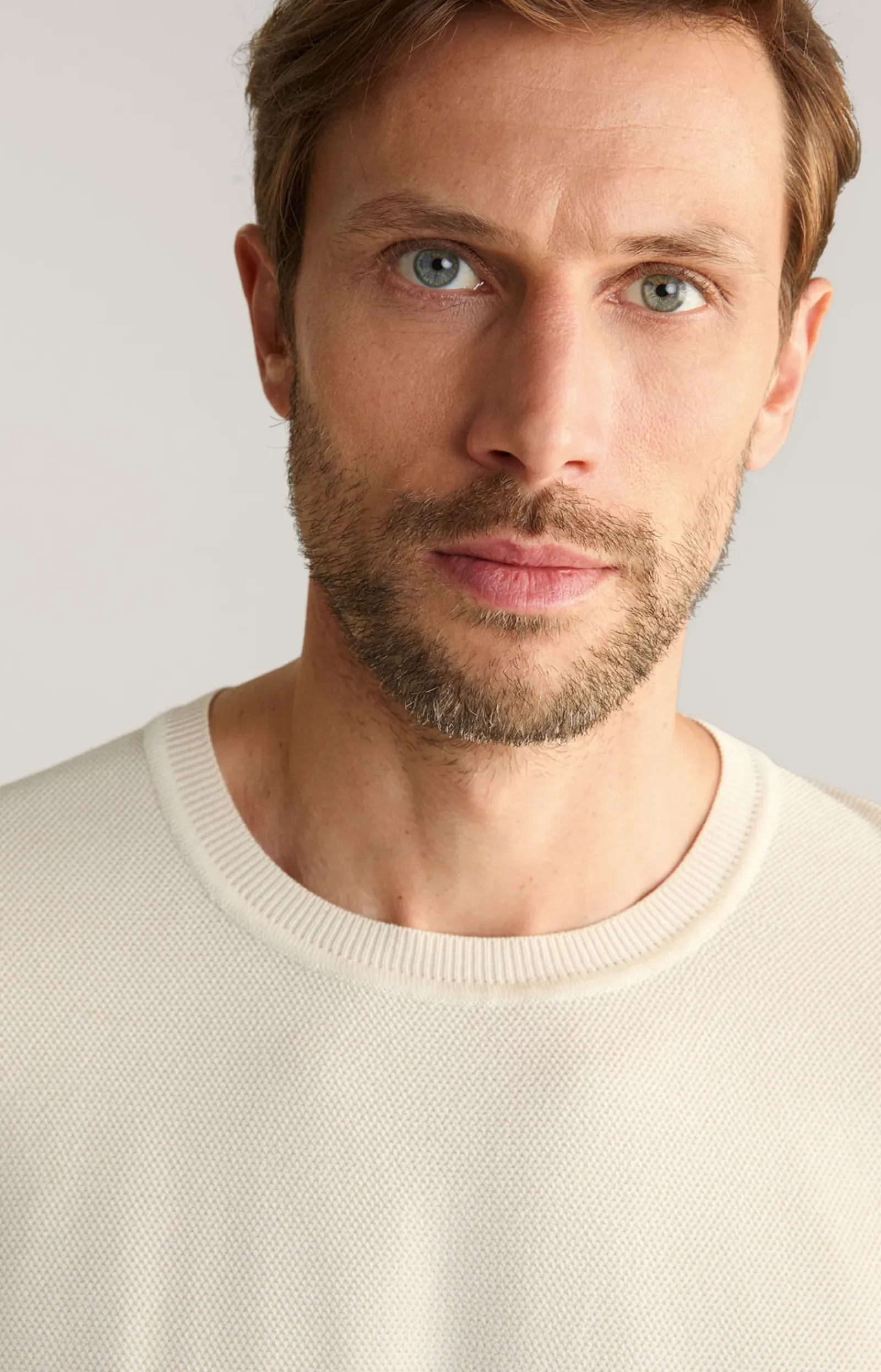 JOOP! T-Shirts&Sweats|Bekleidung>Strick-Shirt Valdrio in Natural