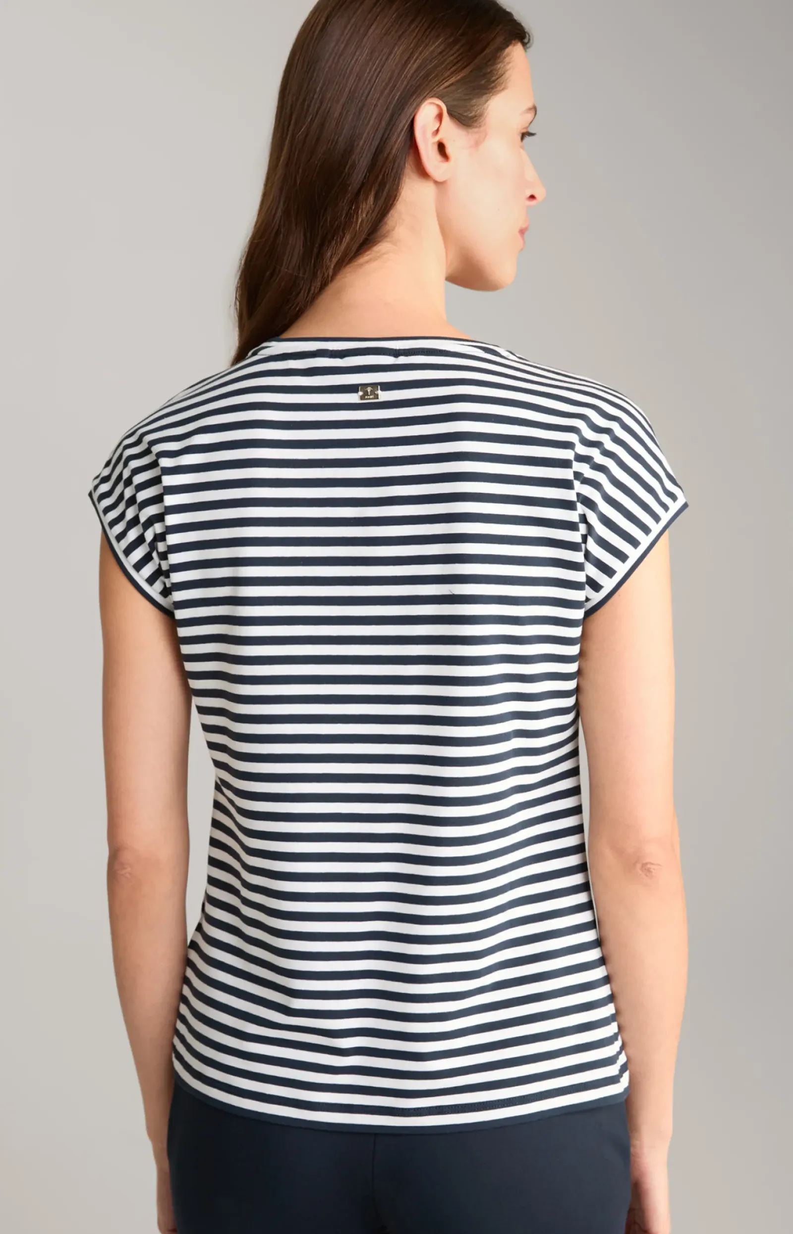 JOOP! Shirts & Sweats|Bekleidung>T-Shirt in Blau/Weiß gestreift
