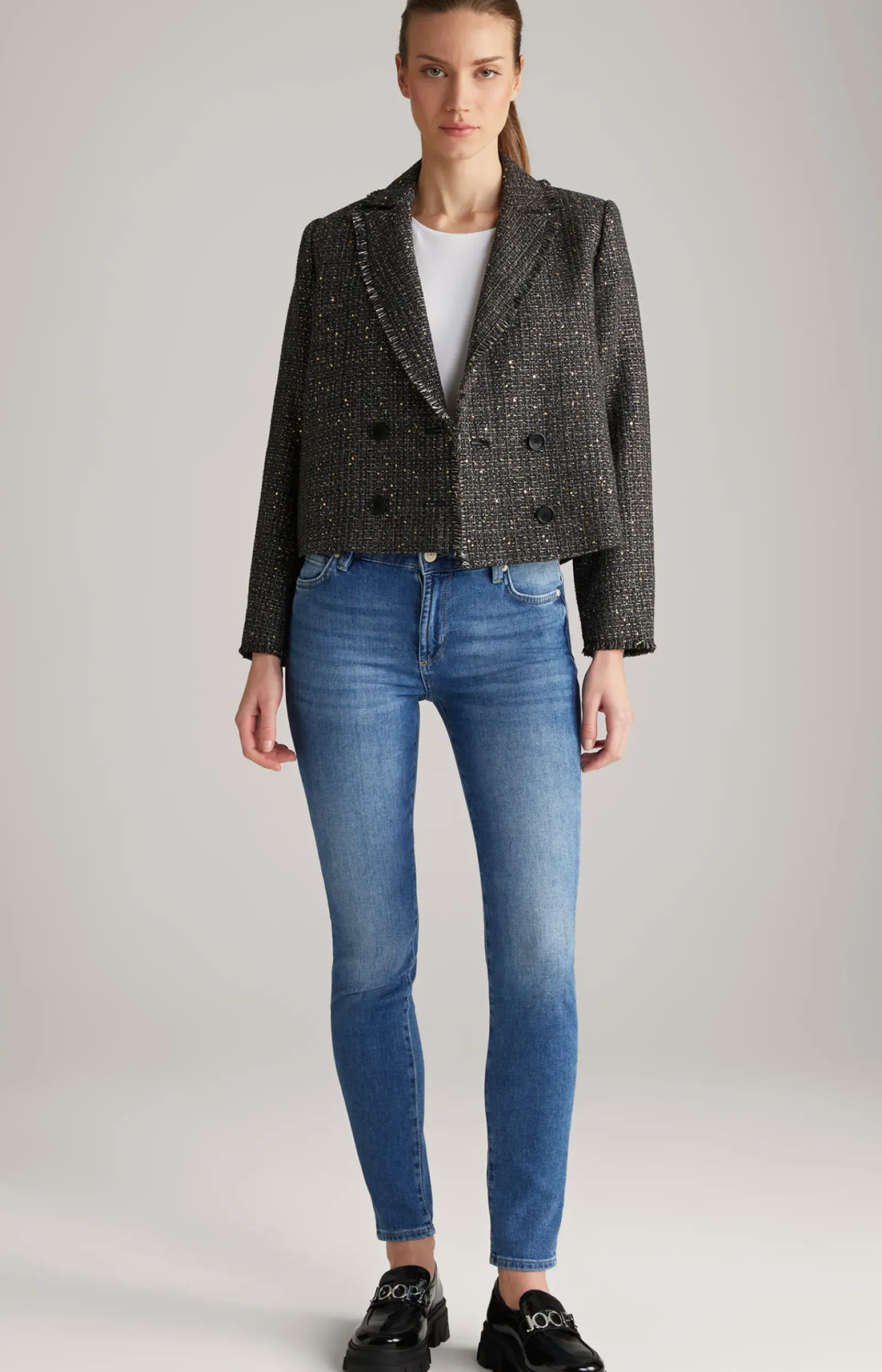 JOOP! Blazer|Bekleidung>Tweed-Blazer-Jacke in
