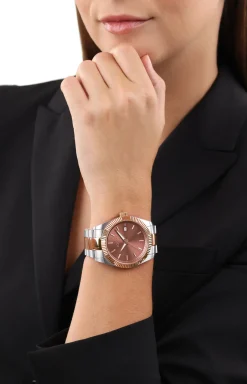 JOOP! Uhren|Schmuck>Unisex-Armbanduhr in Silber/Roségold