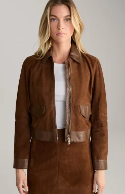 JOOP! Leder|Jacken & Mäntel>Velours-Lederjacke in