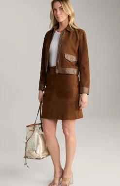 JOOP! Leder|Jacken & Mäntel>Velours-Lederjacke in