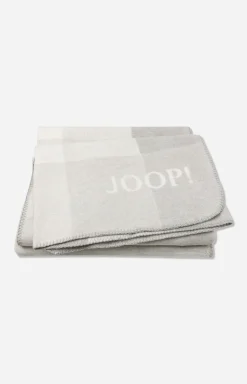 JOOP! Plaids & Decken>Wohndecke MESH in Stein