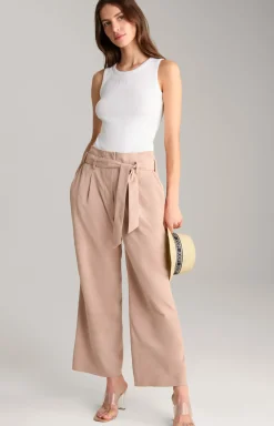 JOOP! Leder|Hosen>Ziegenvelours-Lederhose in Hellbraun