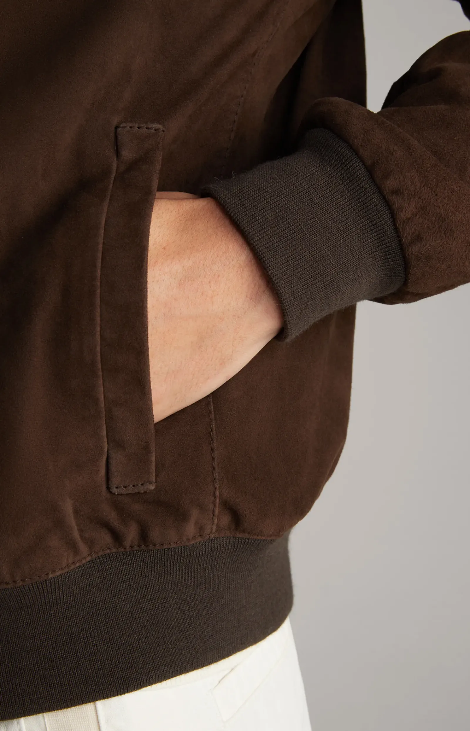 JOOP! Lederjacken|Jacken&Mänte>Ziegenvelours-Lederjacke Laup in